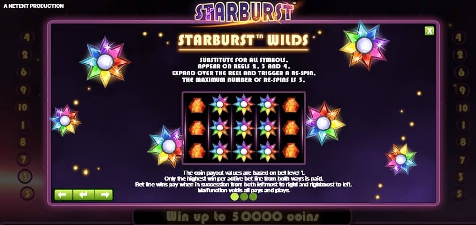 Starburst no Deposit Bonus
